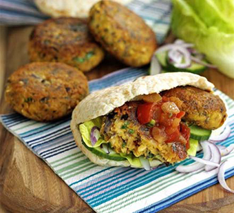 Falafel Burgers for the Veggies