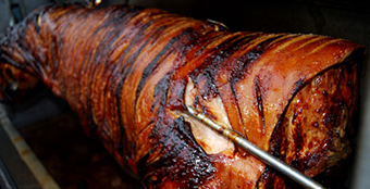 Hog Roast cooked to perfection